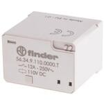56.34.9.110.0000T Finder パワーリレー 110V dc， 4c接点 プラグイン タイプ FINDER