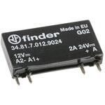Finder ソリッドステートリレー 最大負荷電流:2 A 最大負荷電圧:24 V dc 基板実装， 34.81.7.012.9024 FINDER