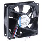 8412N/2GMLE-257 ebm-papst 軸流ファン 電源電圧：12 V dc， DC， 80 x 80 x 25mm， 8412N/2GMLE-257 EBM PAPST
