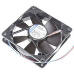4412F/2M-504 ebm-papst 軸流ファン 電源電圧：12 V dc， DC， 119 x 119 x 25mm， 4412F/2M-504 EBM PAPST