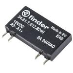 34.81.7.012.8240 Finder ソリッドステートリレー 最大負荷電流:2 A 最大負荷電圧:240 V ac 基板実装， 34.81.7.012.8240 FINDER