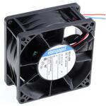 8214J/2H4 ebm-papst 軸流ファン 電源電圧：24 V dc， DC， 80 x 80 x 38mm， 8214J/2H4 EBM PAPST