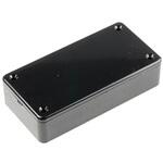 1591ABK Hammond， 難燃性ABS， 高さ：25 mm， 奥行き：100 mm 1591ABK HAMMOND