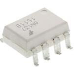 6N137SM onsemi フォトカプラ， 表面実装 チャンネル数：1， ロジックゲート出力， 6N137SM onsemi