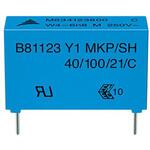 B81123C1102M000 EPCOS フィルムコンデンサ，3 kV dc， 500 V ac，1nF，±20% EPCOS