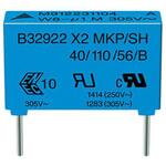 B32922C3474M000 EPCOS フィルムコンデンサ，305 V ac， 630 V dc，470nF，±20% EPCOS