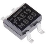 MB2S onsemi 整流用 ブリッジダイオード 単相 500mA， 200V， 4.95 x 4.2 x 2.7mm， MB2S onsemi