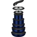 KSE-8A DPBL 取っ手のとれるフライパン8点セットEA THERMOS(サーモス)