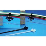 結束バンド | プッシュリリースタイ(取付穴径Φ6.5mm～8mm)幅広押込固定タイプ(耐候・耐熱) エスジー工業