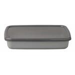 +Gray レクタングル シール蓋付 野田琺瑯