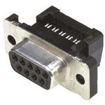 1658612-4 TE Connectivity D-subコネクタ， 9極， メス， ケーブルマウント， 1658612-4 TE CONNECTIVITY