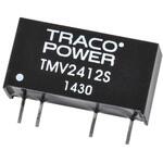 TMV 2412S TRACOPOWER DC-DCコンバータ Vout：12V dc 21.6 → 26.4 V dc， 1W， TMV 2412S TRACO POWER