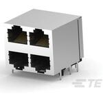 TE Connectivity RJ45 モジュラーコネクタ， メス， RJ45コネクタ， スルーホール実装， Cat5， 5569255-1 TE CONNECTIVITY