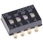 ADF04S04 TE Connectivity ディップスイッチ， スライド， 4PST TE CONNECTIVITY
