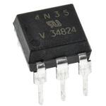 4N35 Vishay フォトカプラ， スルーホール実装 チャンネル数：1， トランジスタ出力， 4N35 VISHAY