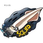 ヤリイカ ダイヤスケールフィッシングステッカー DIA SCALE(ダイヤスケール)