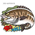 スモールマウスバス ダイヤスケールフィッシングステッカー DIA SCALE(ダイヤスケール)
