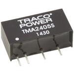 TMA 2405S TRACOPOWER DC-DCコンバータ Vout：5V dc 21.6 → 26.4 V dc， 1W， TMA 2405S TRACO POWER