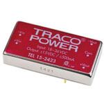 TEL 15-2423 TRACOPOWER DC-DCコンバータ Vout：±15V dc 18 → 36 V dc， 15W， TEL 15-2423 TRACO POWER