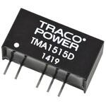 TMA 1515D TRACOPOWER DC-DCコンバータ Vout：±15V dc 13.5 → 16.5 V dc， 1W， TMA 1515D TRACO POWER