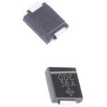 SMCJ5.0A-E3/57T Vishay TVSダイオード， 単方向， 表面実装， 9.2V， SMCJ5.0A-E3/57T VISHAY