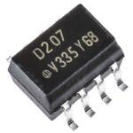ILD207T Vishay フォトカプラ， 表面実装 チャンネル数：2， トランジスタ出力， ILD207T VISHAY