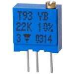 T93XA104KT20 Vishay 半固定抵抗器(トリマポテンショメータ) 100kΩ スルーホール 21 (電気的)、23 (機械的)回転型 T93XA104KT20 VISHAY