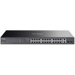 Omada 28ポートギガビット イージーマネージスイッチ(24ポートPoE+/2xSFP) TP-LINK