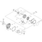 リコイルスタータ・プーリ部品RK1121-PT 新ダイワ