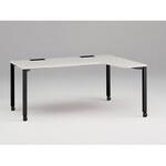 アクトリンク パーソナルテーブル 90度オペレーション(7/4) 右凸 キャスター脚<配送時組立サービス付> イトーキ