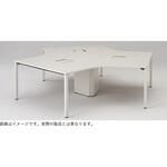 アクトリンク ハブテーブル 120度2WAY W1200×D1400<配送時組立サービス付> イトーキ