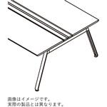 アフィーノ センターカバー 両面タイプ W1600<配送時組立サービス付> イトーキ