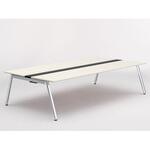 アフィーノ ワークベンチ 両面タイプ 単独型 アルミミラー脚 W2800×D1600<配送時組立サービス付> イトーキ