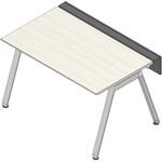 アフィーノ ワークベンチ 片面タイプ 単独型 アルミミラー脚 W1400×D800<配送時組立サービス付> イトーキ