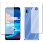 液晶保護フィルム Samsung Galaxy A30 両面セット 対応 高硬度9H ブルーライトカット反射防止 互換品 シーフォース