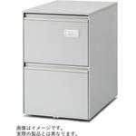 インクルードワゴン A4・2段 ダイヤル錠 ロングタイプ<配送時組立サービス付> イトーキ