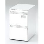 インクルードワゴン A4・2段+ペントレイ引出し ダイヤル錠<配送時組立サービス付> イトーキ
