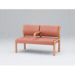 ウェイティングUW 2連中間肘付 張地DX<配送時組立サービス付> イトーキ