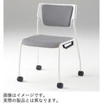 エレックSCチェア 4号 背座パッド付 ウレタンキャスタータイプ PV張地<配送時組立サービス付> イトーキ