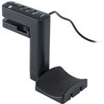 USB2.0 3ポートハブ+SD microSDカードリーダー /ライター付きヘッドホンフック ナカバヤシ