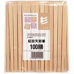 商売繁盛 杉21cm 柾目天削箸 21cm 裸100膳 大和物産