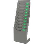 立てれるタイムカードラック最大10名用 ZART