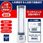 LED 人感センサーライト ハンディライト 2WAY 足元灯 フットライト 自動点灯 停電対策 防災 工事不要 ELPA