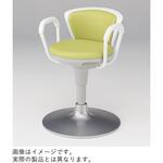 サポートスツール2 背付 肘付 グライド脚 張地DL<配送時組立サービス付> イトーキ