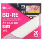 録画用BD-RE25GB 20枚パックJ/C ミライセル