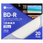 録画用BD-R25GB 20枚パックJ/C ミライセル