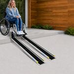 車椅子スロープ 伸縮式 全長122.5cm Ruedamann