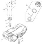 SRE2500UT部品燃料タンク 共立