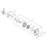 SRE2500LT部品リコイルスタータ 共立