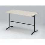 ホバーテーブル ハイタイプ T脚角型 塗装脚 配線なし 1800×900<配送時組立サービス付> イトーキ